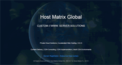 Desktop Screenshot of hostmatrixglobal.com