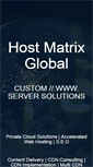 Mobile Screenshot of hostmatrixglobal.com